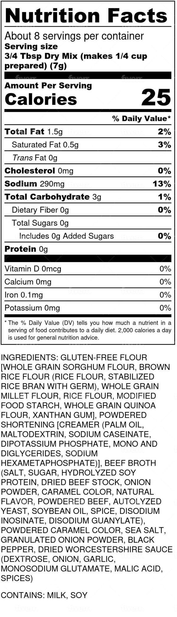 Wantsumeaux Brown Gravy Mix Wantsumeaux Gumbeaux